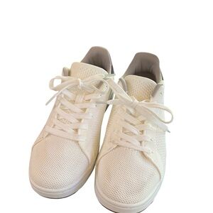 Suavs Classic Sneakers Low Top White Knit